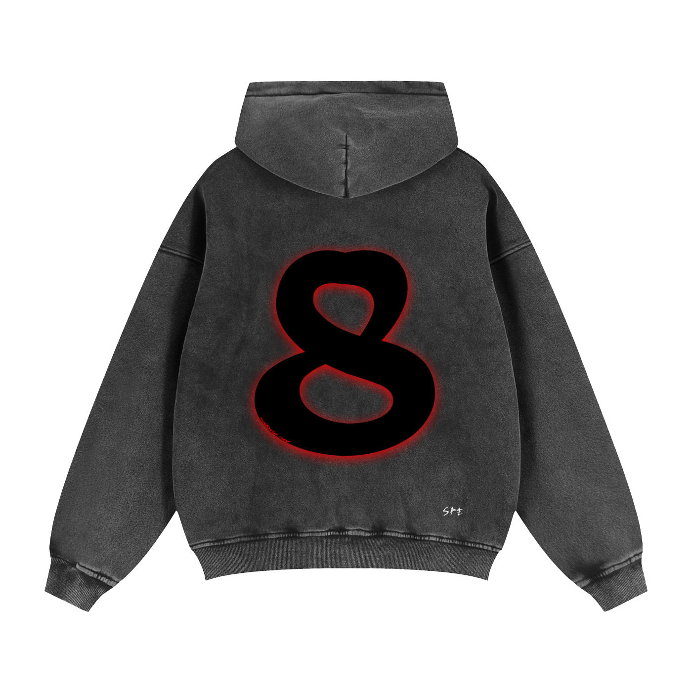 8 Zip-Through Boxy Hoodie