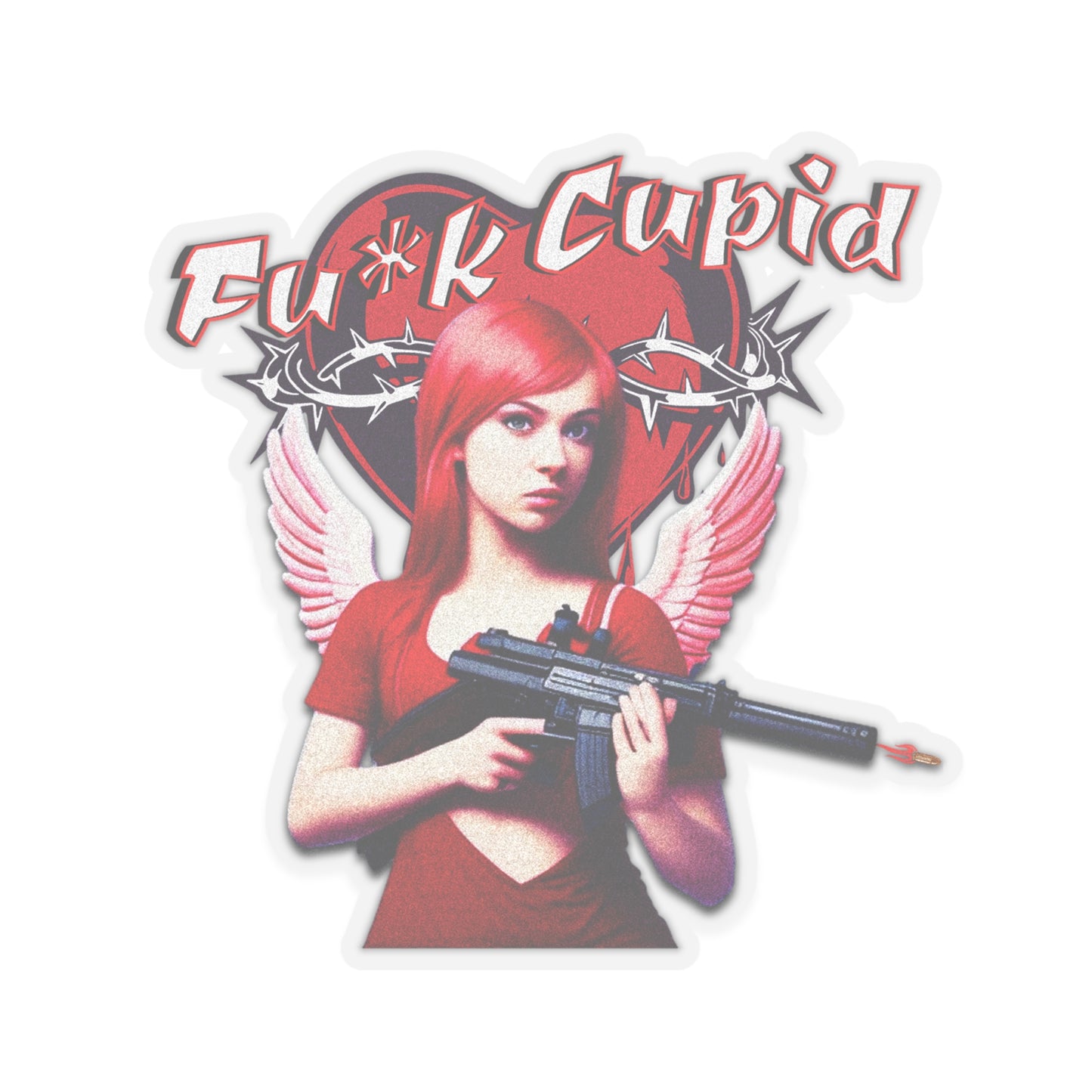 Fu*k Cupid  Kiss-Cut Stickersy