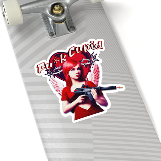 Fu*k Cupid  Kiss-Cut Stickersy