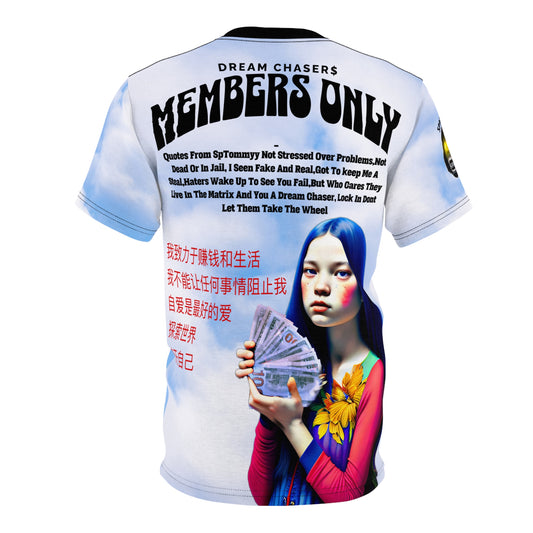 Members only Cut & Sew Tee (AOP)