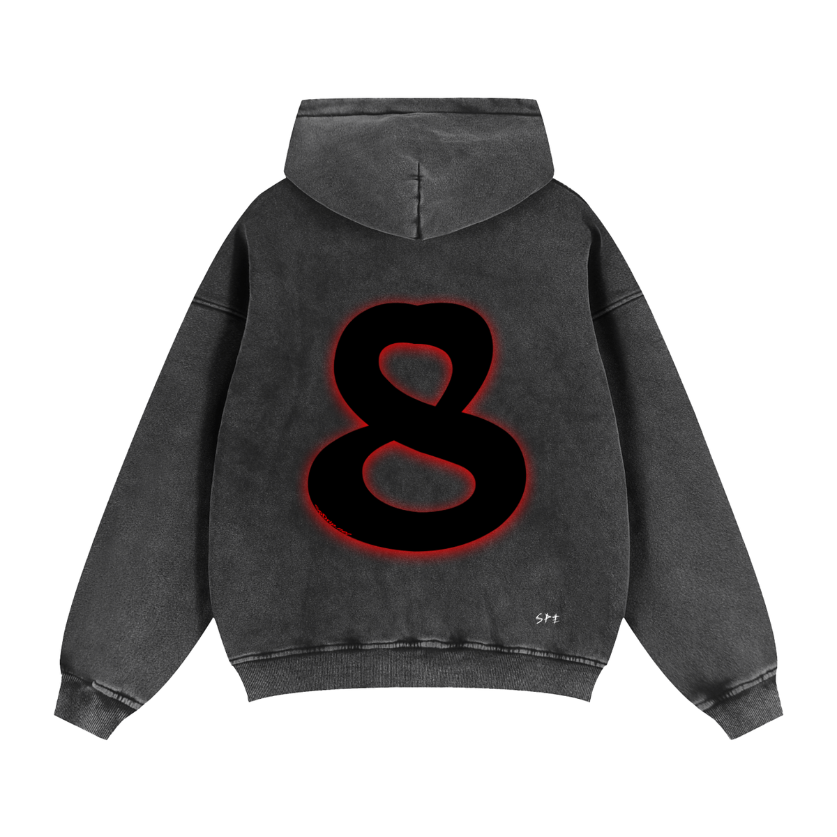 8 Zip-Through Boxy Hoodie