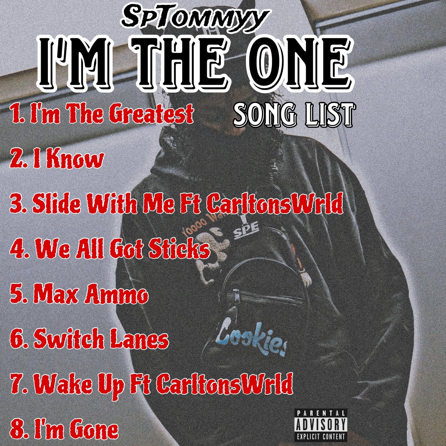 SpTommyy- I’M The One(OFFICIAL ALBUM) & A Free Mindset Worth A Million Short Sleeve Unisex T-shirt + Deluxe Songs