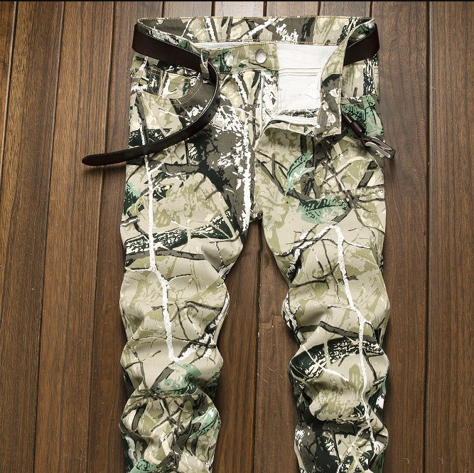 Forest Hunting Camouflage Denim Men&