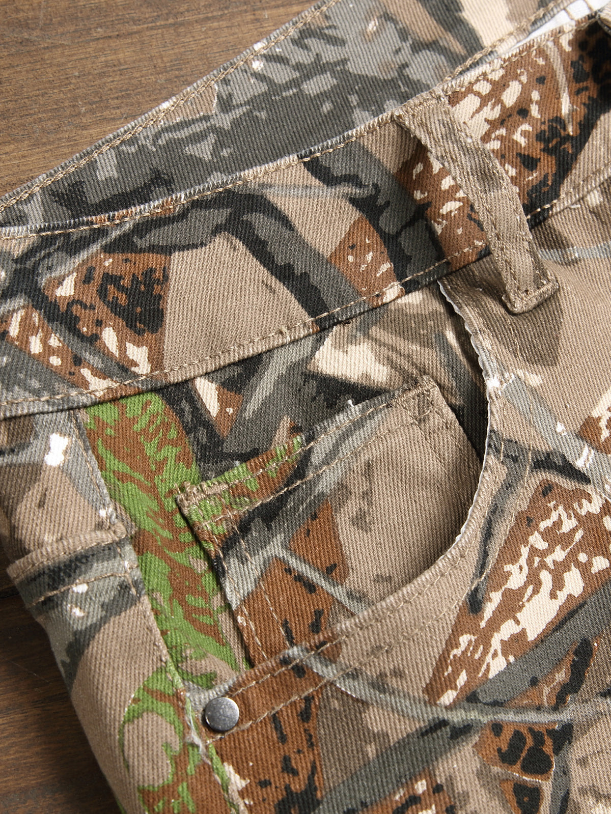 Forest Hunting Camouflage Denim Men&