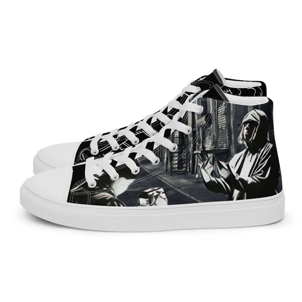 Now 1# Men’s high top canvas shoes