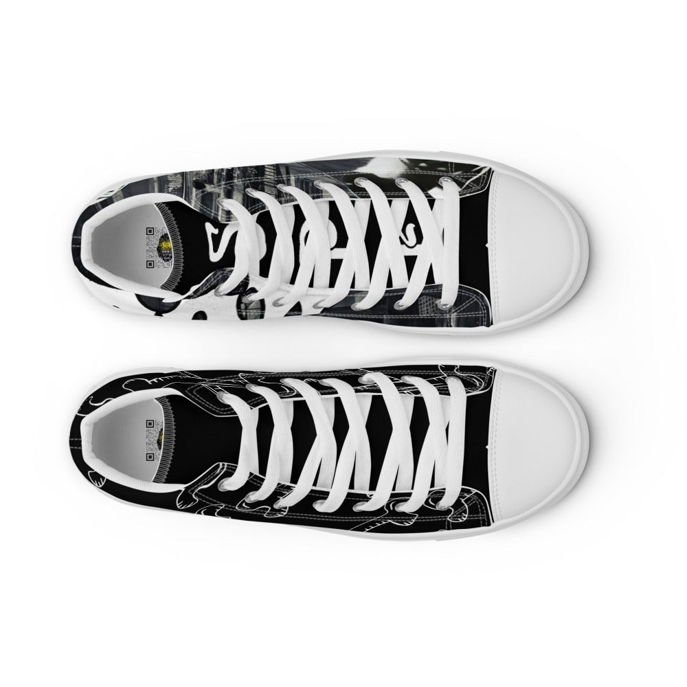 Now 1# Men’s high top canvas shoes