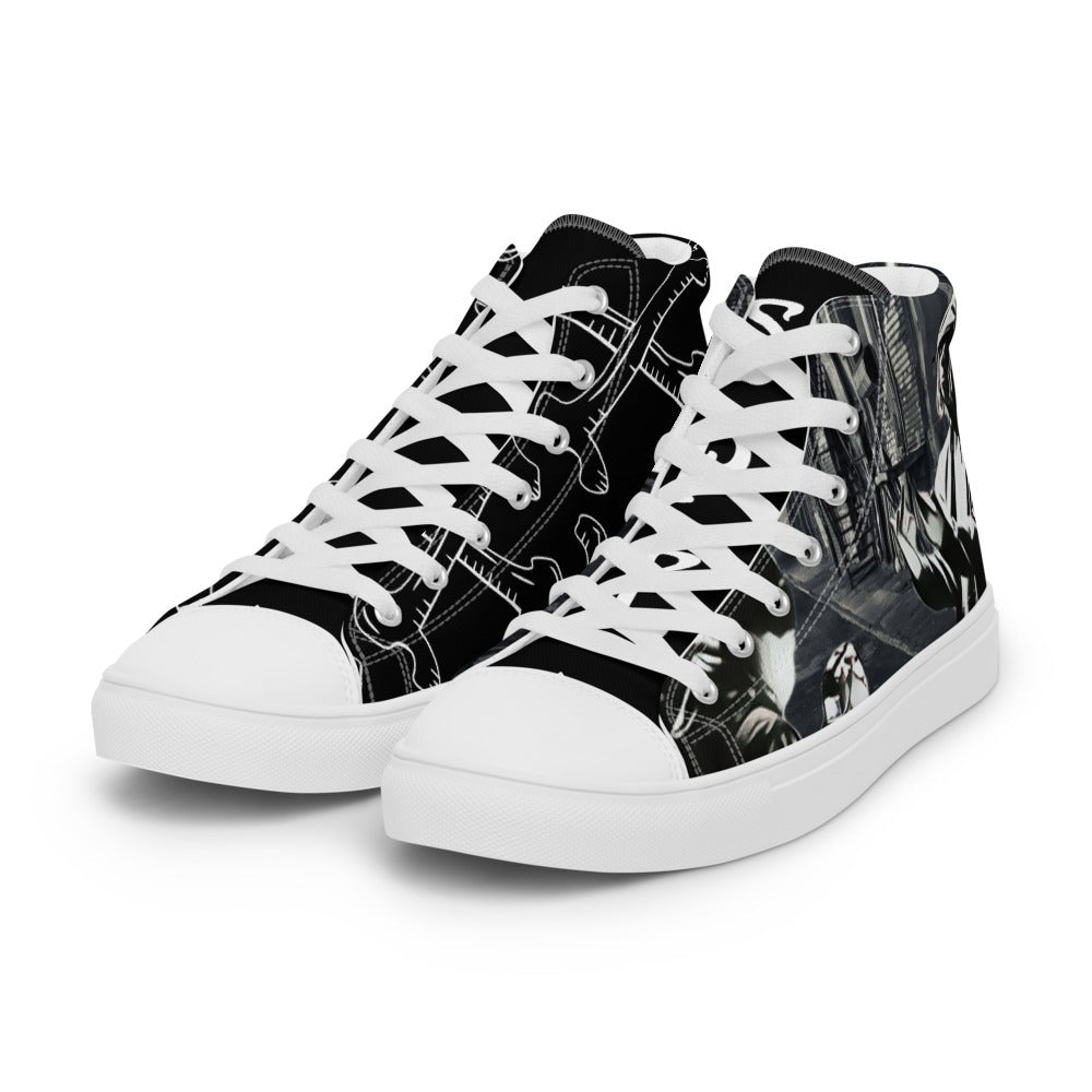 Now 1# Men’s high top canvas shoes