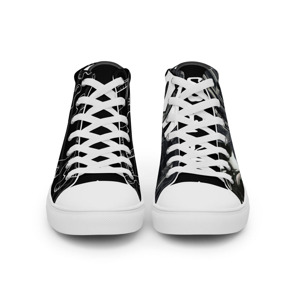 Now 1# Men’s high top canvas shoes