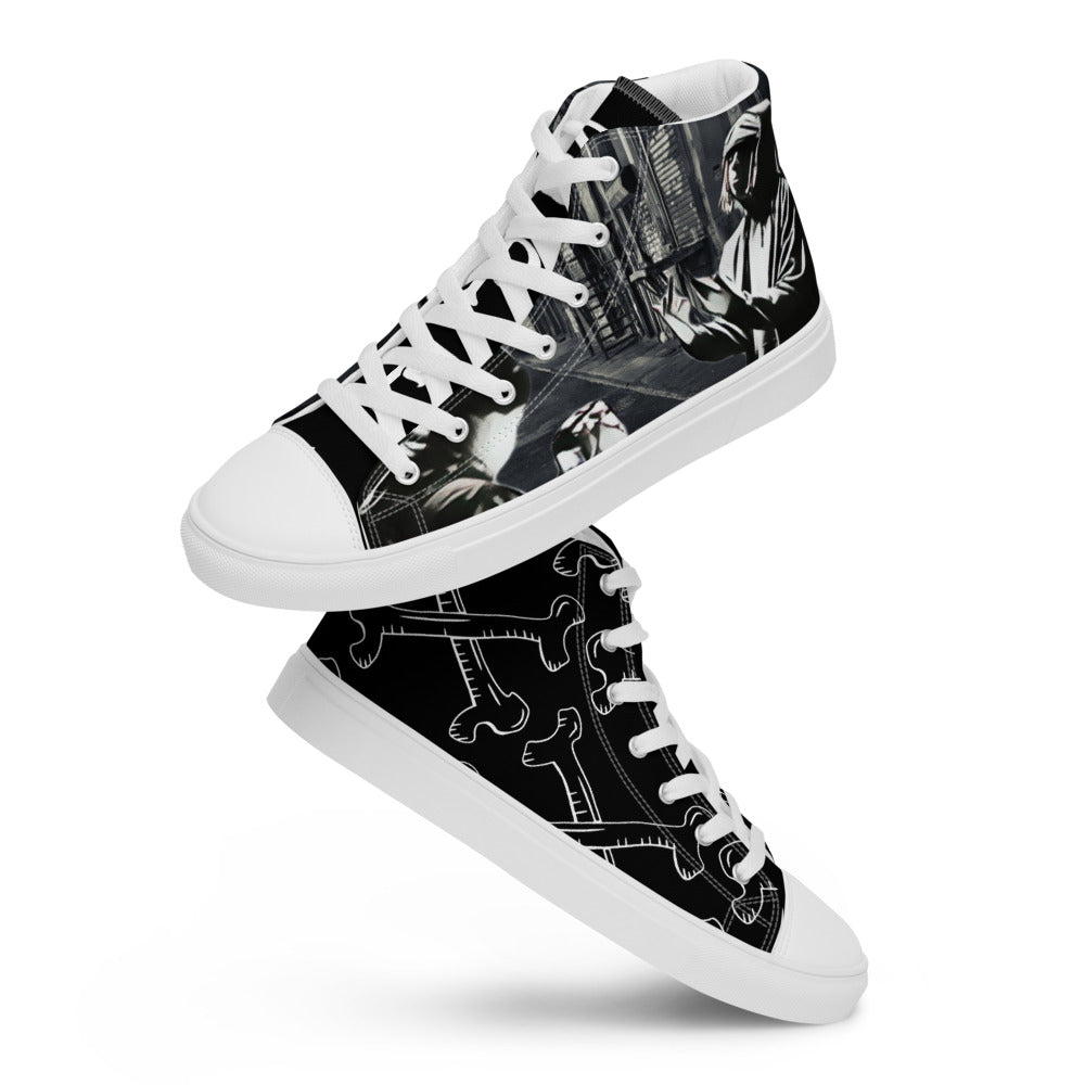 Now 1# Men’s high top canvas shoes