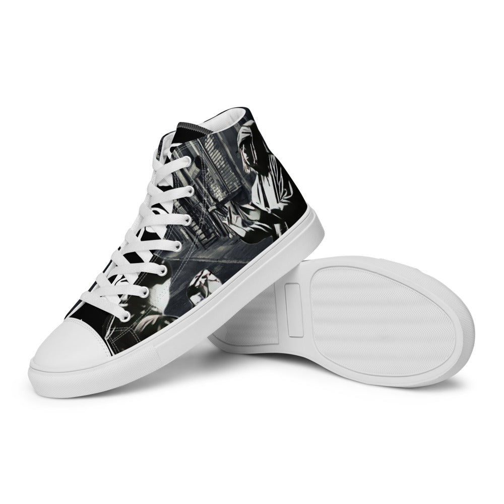 Now 1# Men’s high top canvas shoes