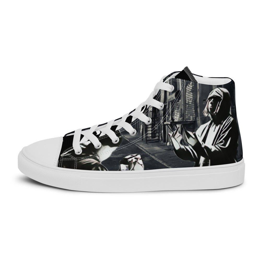 Now 1# Men’s high top canvas shoes